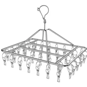 Stainless Steel Windproof Clothespin Laundry Hanger Clothesline Sock Towel Bra Drying Rack Clothes Peg Hook Airer Dryer - Image 2