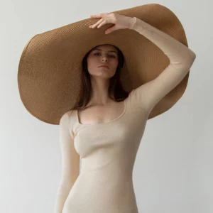 Summer 70cm Large Wide Brim Sun Hats For Women Oversized Beach Hat Foldable Travel Straw Hat Lady UV Protection Sun Shade Hat - Image 4