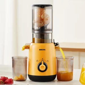 Large Caliber Juicer Household Low-speed Juicer Multifunctional Fruit Vegetable Screw Slow Juicer Commercial Electric Juicer - Image 2