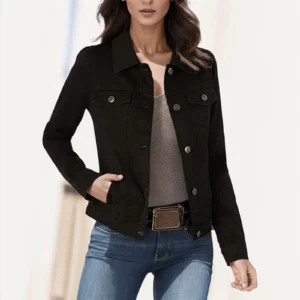 New Outerwear Coat Woman Plus Size Denim Jacket Slim Fit Jacket Women'S Bomber Jacket Chaquetas Korean Winter Outer Veste Femme - Image 2