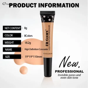 Face MakeUp Concealer Acne Contour Palette Waterproof Full Cover Dark Circles Cream Makeup Contouring Foundation Women Cosmetics - Image 3