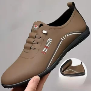 Retro Leather Shoes for Men Summer 2025 New Outdoor Lightweight Men's Loafers British Peas Shoes Men's Moccasins Tenis Masculino - Image 2