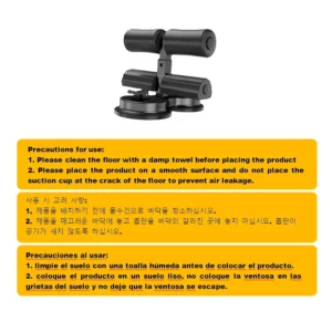 Gym Equipment Sit Up Bar Push-Up Assistant Exercised Abdomen Arms Stomach Thighs Legs Home Fitness Portable Tool - Image 5