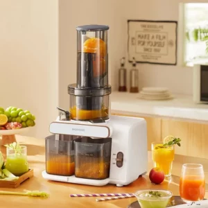 Large Caliber Juicer Household Low-speed Juicer Multifunctional Fruit Vegetable Screw Slow Juicer Commercial Electric Juicer - Image 3