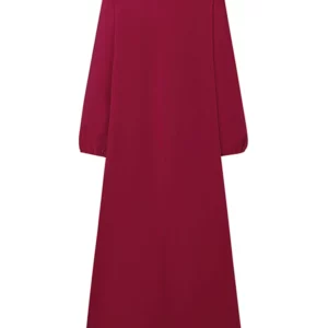 ZANZEA Autumn Muslim Abaya Dress Women Casual Long Sleeve IsIamic Maxi Robe Turkey Vestidos Kaftan Spring Patchwork Sundress - Image 5