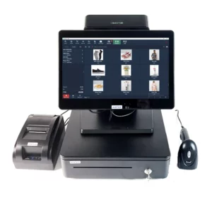 Retail Window10 POS System Cash Register Machine 14inch WITH Scanner 58mm thermal printer Cash Drawer - Image 2