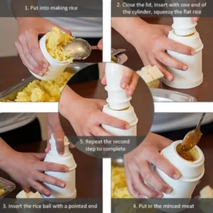 Arancini Maker Sushi Tool DIY Handmade Bento Rice Ball Plastic Mould Homemade Italian Food Meat Ball Mold Kitchen Accessories - Image 5