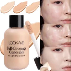 Full Cover Liquid Concealer Cream Makeup 12ml Invisible Eye Dark Circles Cream Face Foundation Waterproof Make Up Base Cosmetics - Image 3