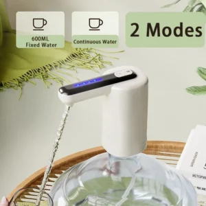 Double Pumps Powerful Automatic Water Dispenser Portable Water Gallon Bottle Switch Pump USB Charging for Home Kitchen Office - Image 4