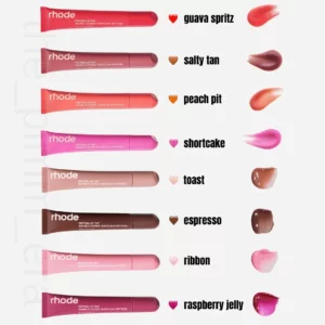 New Lip Balm Phone Case Lip Gloss Long-lasting Moisturizing Lipstick Raspberry jelly Ribbon Toast Espresso Transparent Lip Glaze - Image 2