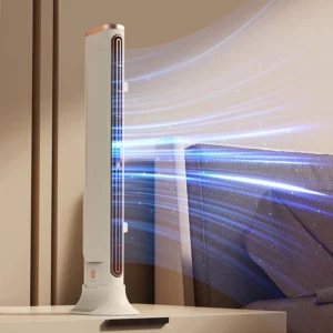 Portable Tower Fan 3 Speeds Bladeless Fan Quiet Clip On Computer Fan Monitor Clip On Fan for Bedroom Living Room Office - Image 1