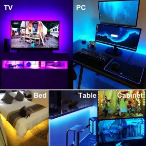 Smart Led Strip Light 5050 RGB USB 5V Bluetooth APP Remote Control Led Tape Diode Flexible Ribbon Lamp for TV Festival Backlight - Image 4