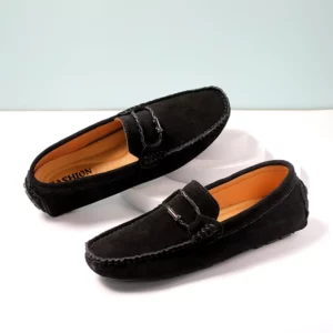 Men's Brand Casual Shoes Fashion Suede Leather Loafers Shoes Soft Comfortable Driving Shoes for Man Moccasins Walking Sneakers - Image 5