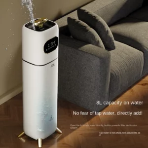 Floor Type Air Humidifier Purifier Household Mute Bedroom Air Humidifier Heavy Fog Indoor Fragrance Spray Air Humidifier - Image 3