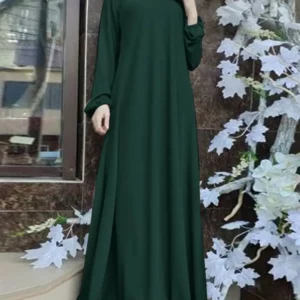 2025 ZANZEA Fashion Muslim Dress Women Tukey Abaya Robe Long Sleeve Maxi Sundress Vestido Dubai Kaftan Islamic Clothing Oversize - Image 2