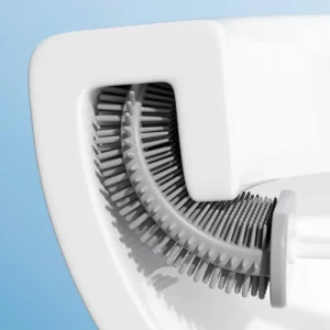 Toilet Brush Silicone Toilet Cleaning Brush Wall Mounted Toilet Cleaner Brooms Set Modern WC Kit Beauty Bathroom Accessories - Image 2