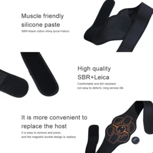 Xiaomi EMS Abdominal Muscle Stimulator Electric Toning Belt USB Recharge Waist Belly Weight Loss Home Gym Fitness Equiment - Image 4