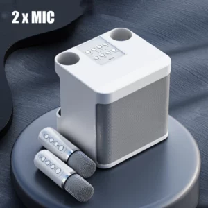 Xiaomi 10W Powerful Wireless Portable Dual Microphone Karaoke Machine Outdoor Family Party Home KTV Karaoke Subwoofer Boom Box - Image 3