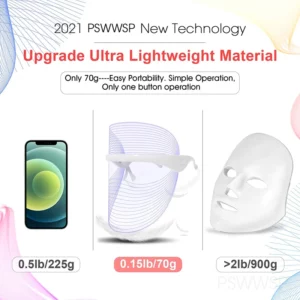 7 Color LED Facial Mask Face Beauty Mask Anti Acne Korean Photon Therapy Face Care Treatment Whitening Skin Rejuvenation Machine - Image 5