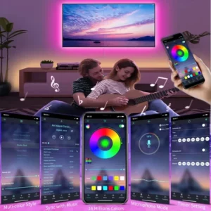 Smart Led Strip Light 5050 RGB USB 5V Bluetooth APP Remote Control Led Tape Diode Flexible Ribbon Lamp for TV Festival Backlight - Image 3