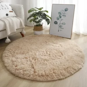 Super Soft Plush Round Rug Mat Fluffy White Carpets For Living Room Home Decor Bedroom Kid Room Decoration Salon Thick Pile Rug - Image 4