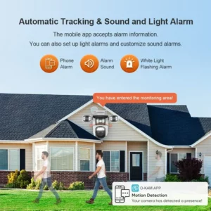 LS VISION 20MP 10X Zoom Four Screens WiFi IP Camera Wireless Outdoor 10K Four Lens PTZ Human Auto Tracking Surveillance Cameras - Image 5