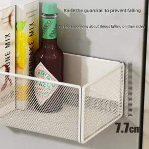 Home Refrigerator Shelf Side Storage Magnetic Artifact Side Side Hanging Basket Basket Box Supplies Household Summary Holder - Image 4