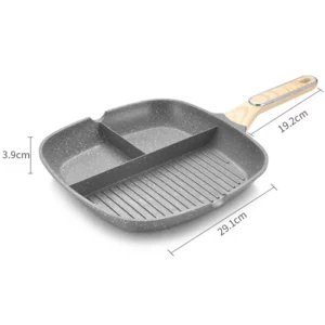 3-in-1 Frying Pan Crepe Maker Thickened Omelet Pan Non-stick Egg Steak Ham Pancake Skillets Kitchen Cooking Breakfast Maker - Image 6