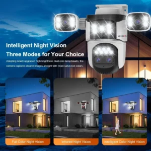 LS VISION 20MP 10X Zoom Four Screens WiFi IP Camera Wireless Outdoor 10K Four Lens PTZ Human Auto Tracking Surveillance Cameras - Image 6