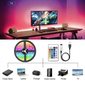 USB LED Strip Lights APP Control Color Changing 5050 RGB Led Light Flexible Lamp Tape for Room Decoration TV Backlight Diode - Image 4