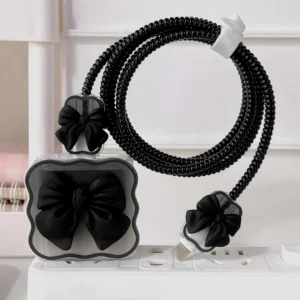 Cherry Flower For US Charger Protector Data Cable 20W 18W Protective Cover For iPhone 15 14 13 12 11 Pro Max For Xiaomi Samsung - Image 2