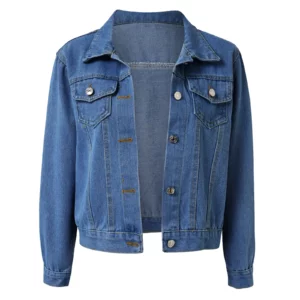 New Outerwear Coat Woman Plus Size Denim Jacket Slim Fit Jacket Women'S Bomber Jacket Chaquetas Korean Winter Outer Veste Femme - Image 3