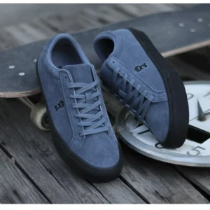 Joiints Designer Skate Shoes For Skateboarding Unisex Suede Leather Blue Trainers Rubber Sole Sport Walking Casual Shoe - Image 1