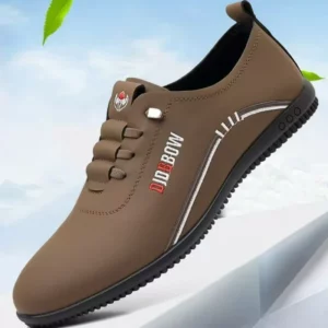Retro Leather Shoes for Men Summer 2025 New Outdoor Lightweight Men's Loafers British Peas Shoes Men's Moccasins Tenis Masculino - Image 5