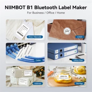 Niimbot B1 Thermal Label Printer Bluetooth Portable Pocket Label Maker Barcode QR Code Self-adhesive Sticker Labeling Machine - Image 3