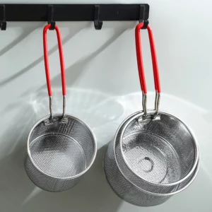 Hot Filter Pasta Spoon Deep Fry Basket Oil Residue Filtration Mesh Colander for Vegetable French Chips Onion Rings Chicken Wing - Image 6