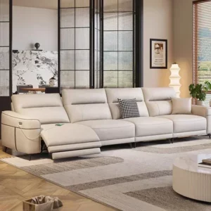 Luxury Fancy Sofa Chair Modern Nordic Loveseat Recliner Sofa Daybed Leather Divani Da Soggiorno Furniture Home - Image 5