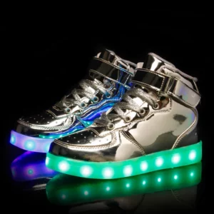 Men's Glowing Sneakers Unisex Luminous Sneakers for Boys Girls Led Women Children's Luminous Shoes Women Vulcanize Shoes Size 46 - Image 1