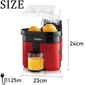 Press Orange Juicer Machine Double Citrus Juicer Maker Extractor Machine Home Kitchen Lemon Pomegranate Fruit Squeezer Sonifer - Image 6