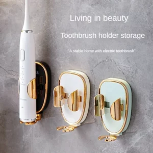 Traceless Toothbrush Holder Bath Wall-Mounted Electric Adults Toothbrush Stand Rack Organizer Hanger Bathroom Accessories - Image 2