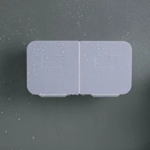 Bathroom Organizer Cotton Pads Storage Plastic Swab Holder Wall-mounted Tampon Container Cotton Swab Holder Cosmetic Organizer - Image 4