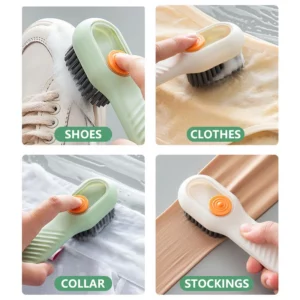 1/2Pcs Multifunctional Cleaning Brush Soft-bristled Liquid Shoe Brush Clothes Brush Shoe Clothing Board Brush Shoe Cleaner - Image 3