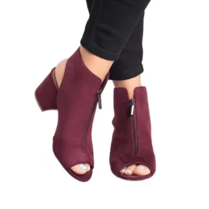 Fashion Women's Plus Size Fish Mouth Chunky Heel Sandals Elegant Medium Heel Women's Shoes Comfortable Peep Toe Shoes - Image 2