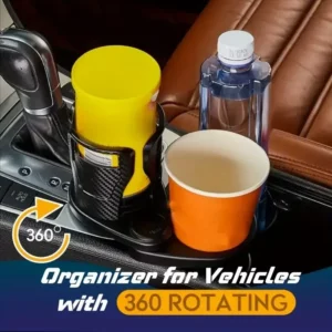 Car Cup Holder Expander For Car Adapter Adjustable Multifunctional Dual Cup Holder With Phone Holder Aromatherapy Organizer - Image 5