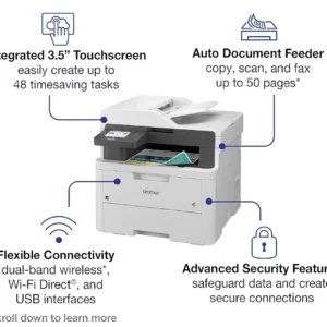 for Wireless Digital Color All-in-One Printer with Laser Quality Output, Copy, Scan, Fax, Duplex, Mobile includes - Image 3