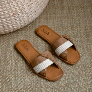 Slippers Women Summer 2023 New Retro Designer Luxury Sandals Flat Casual Square Toe Outdoor Beach Slipper Pantuflas De Mujer - Image 5