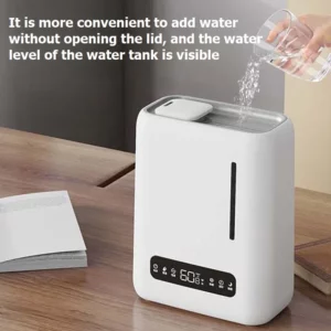 4L Ultrasound Air Humidifier With LCD Screen Display Home Large Capacity Aroma Essential Oil Diffuser UV Sterilization Atomizer - Image 2