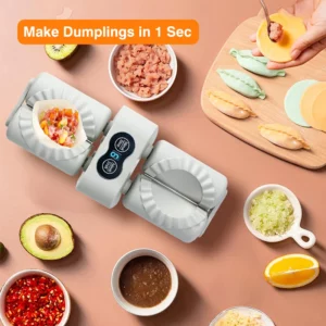 Automatic Electric Dumpling Maker Machine Household Double Head Rapid Forming Dumpling Machine Mold Manual Kitchen Accessories - Image 5