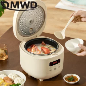 3L Electric Rice Cooker Intelligent Automatic Multicooker Soup Stew Pot 1-4 People Porridge Cooking Machine Food Steamer Warmer - Image 3