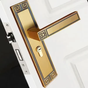 Chinese Wind Door Lock Bedroom Universal Type Indoor Room Old-fashioned Door Lock Silent Set Household Wooden Door 35-45mm - Image 2